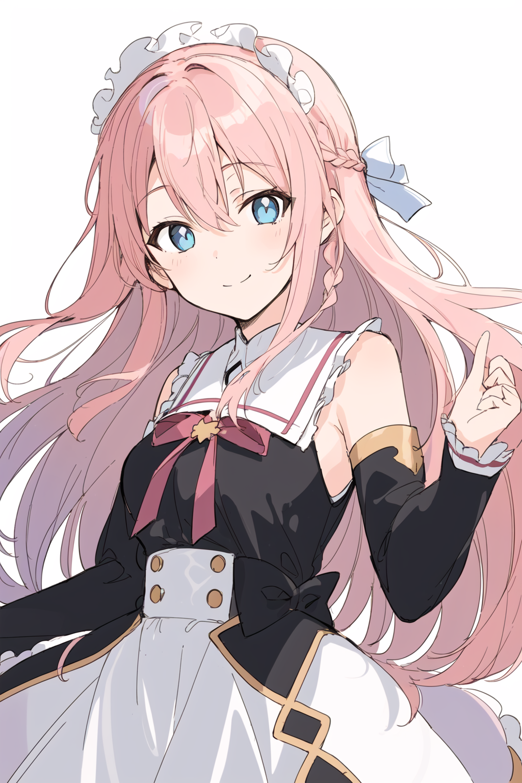 21877-3726701381-1girl, solo, blue eyes, long hair, pink hair, looking at viewer, detached sleeves, bangs, braid, upper body, long sleeves, close.png